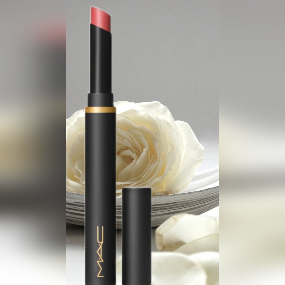 NEW MAC Powder Kiss Velvet Blur Slim Moisturizing Matte Lipstick - Brickthrough